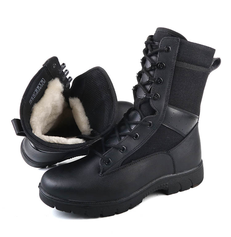 寒区17式防寒靴秋冬季新款作战训靴男羊毛保暖靴防水户外靴轻便加绒靴
