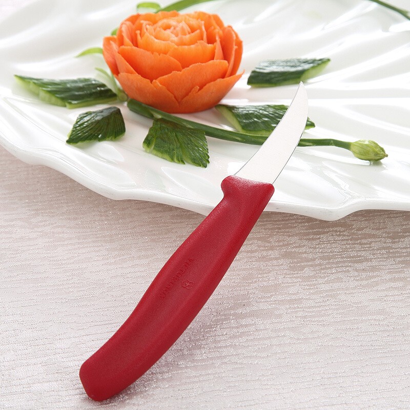 维氏victorinox水果刀多功能雕刻刀雕花刀柚子皮橙皮削皮刀切割刀黑色