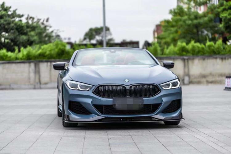 适用于g14g15g16宝马8系840i改装小包围碳纤维ac前铲侧裙后唇风 前唇