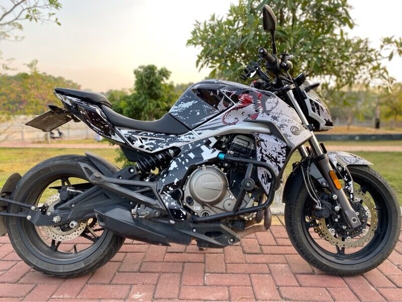 春风400nk改装全车车身贴花650nk版花贴纸个性改装拉花可定制 毒液