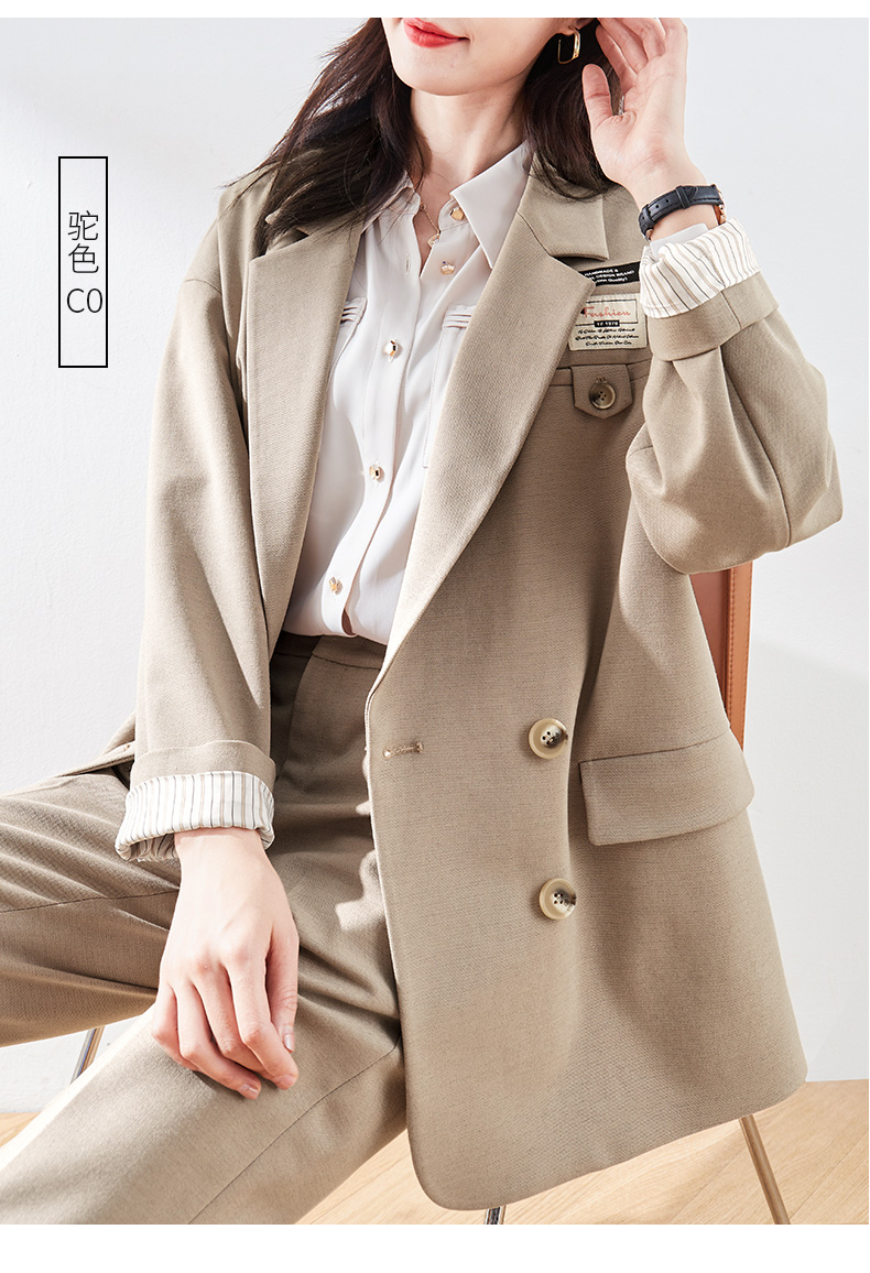 娅丽达女装青春减龄西装外套女2021年秋季新款设计感小众休闲西服