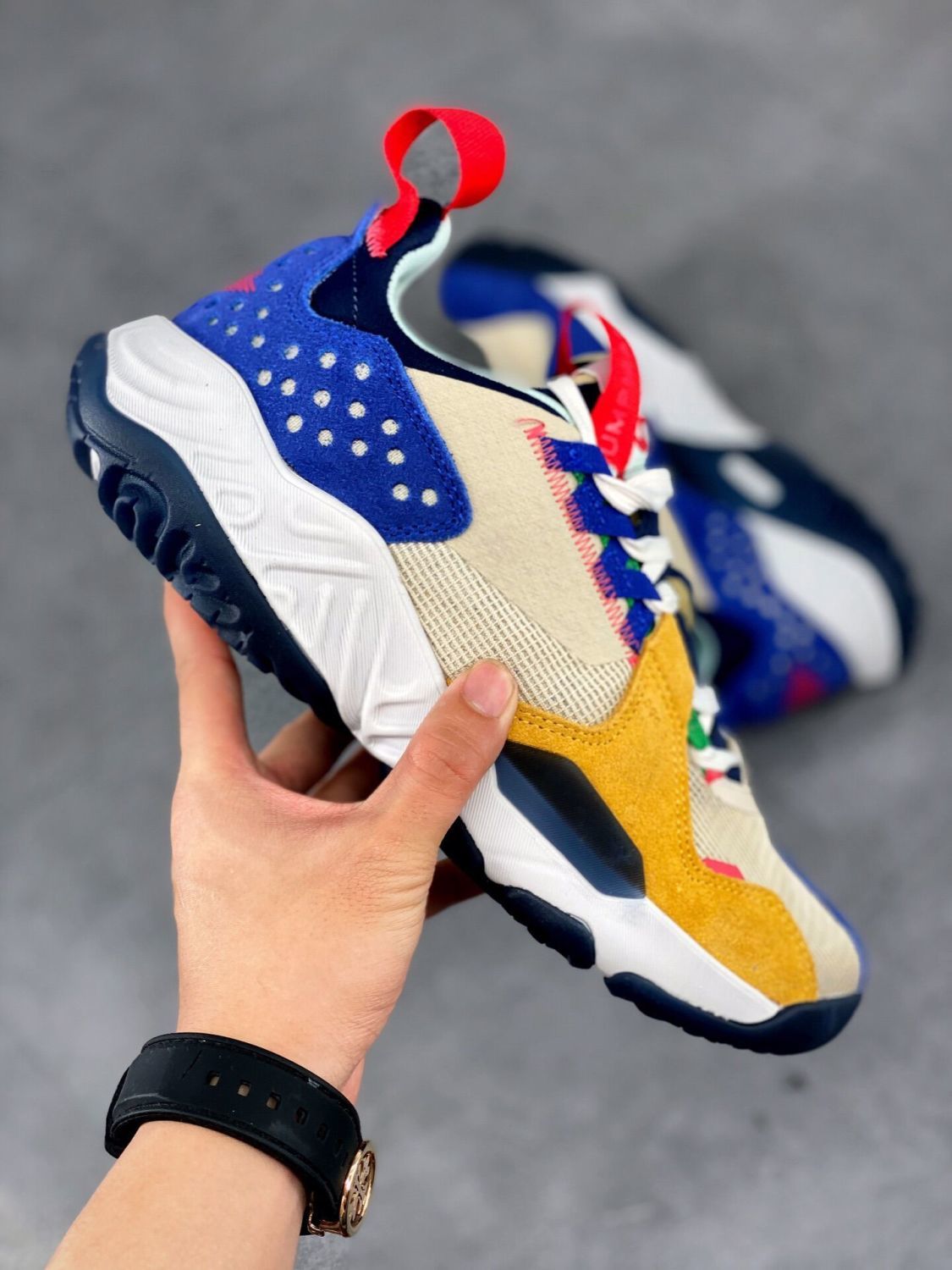 【官方甄选】ajdelta aj男女鞋代尔塔瑞亚网面机能跑步运动慢跑鞋堡纪