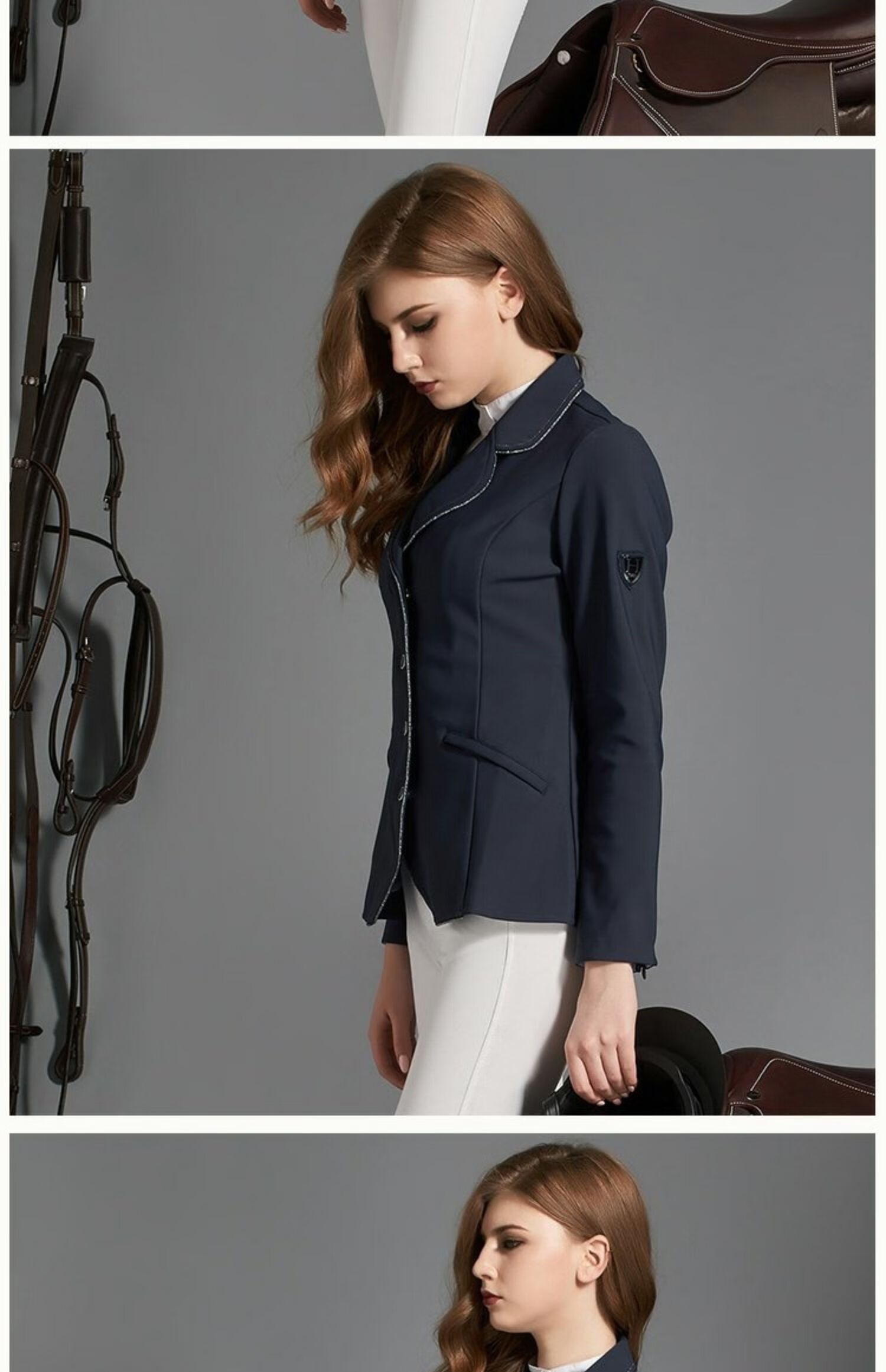 318法国进口harcour新款马术比赛服骑士服装骑士服马术服马术西装 a款