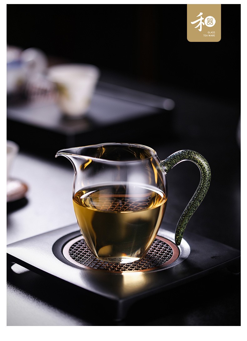 福容furoot台湾禾器炫彩系列玻璃公道杯功夫茶具配件和器加厚耐热玻璃