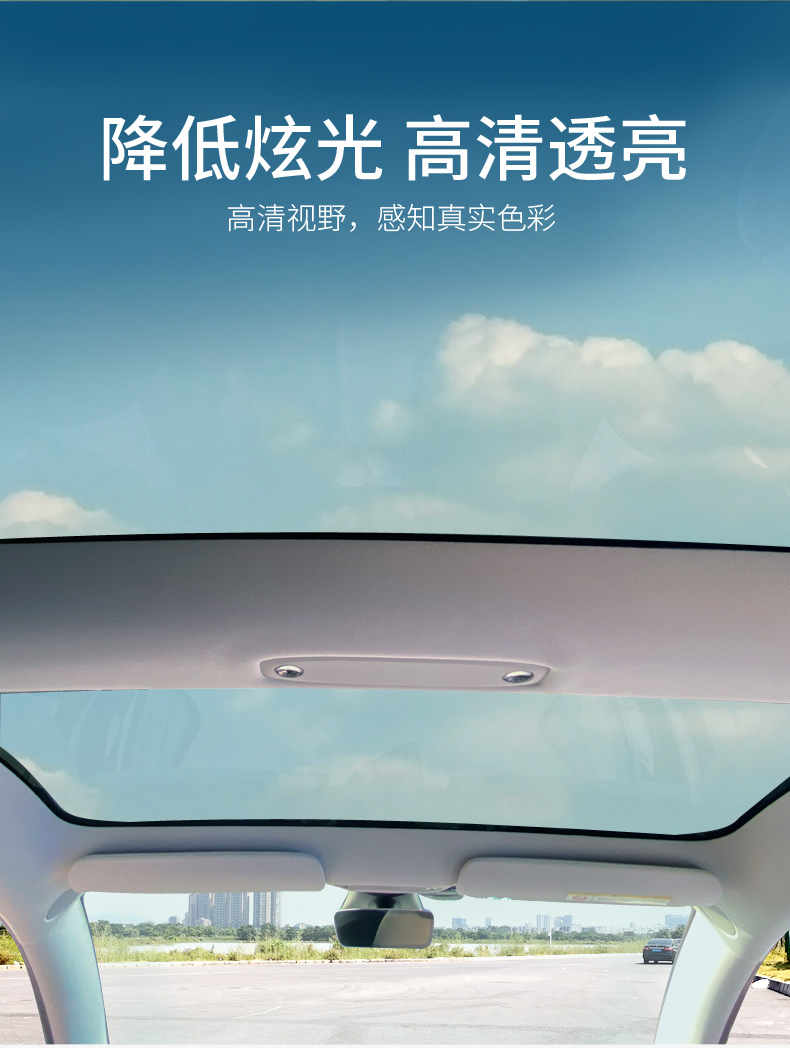 3 model y天窗隔热防晒防刮防爆膜 特斯拉model y(天窗冰甲)【图片