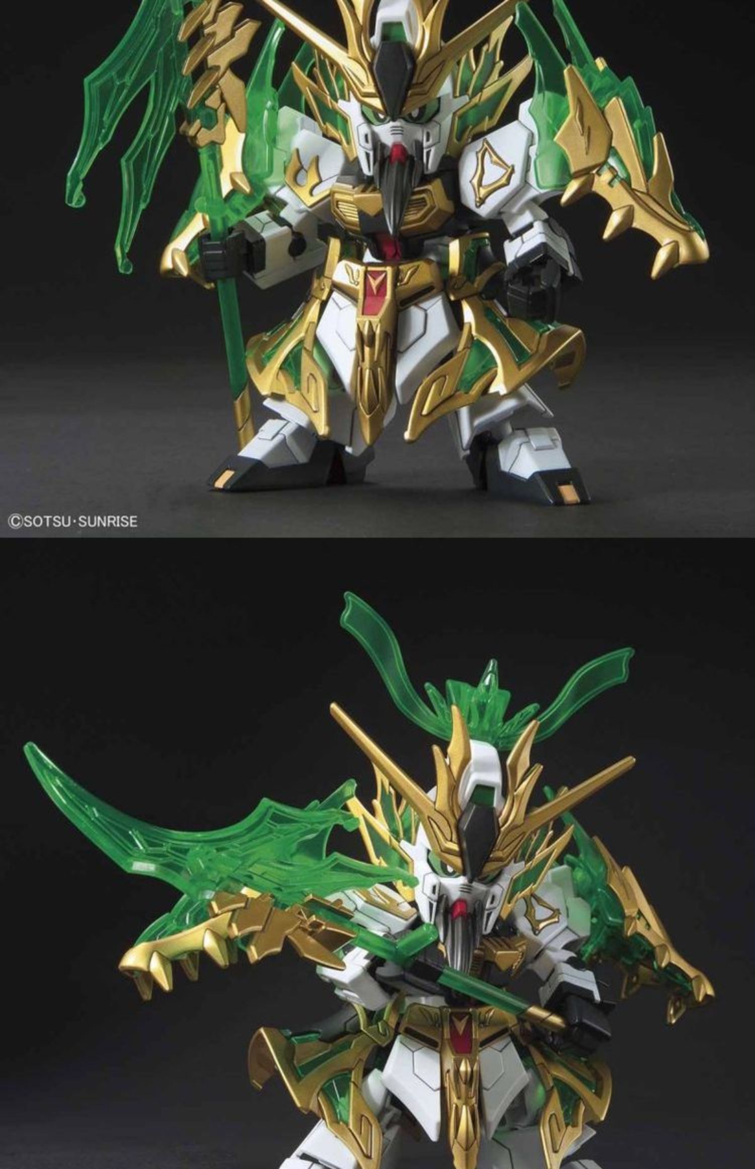 高达拼装模型q版sd三国创杰传 刘备关羽张飞赵云马曹 吕布 新安州(带