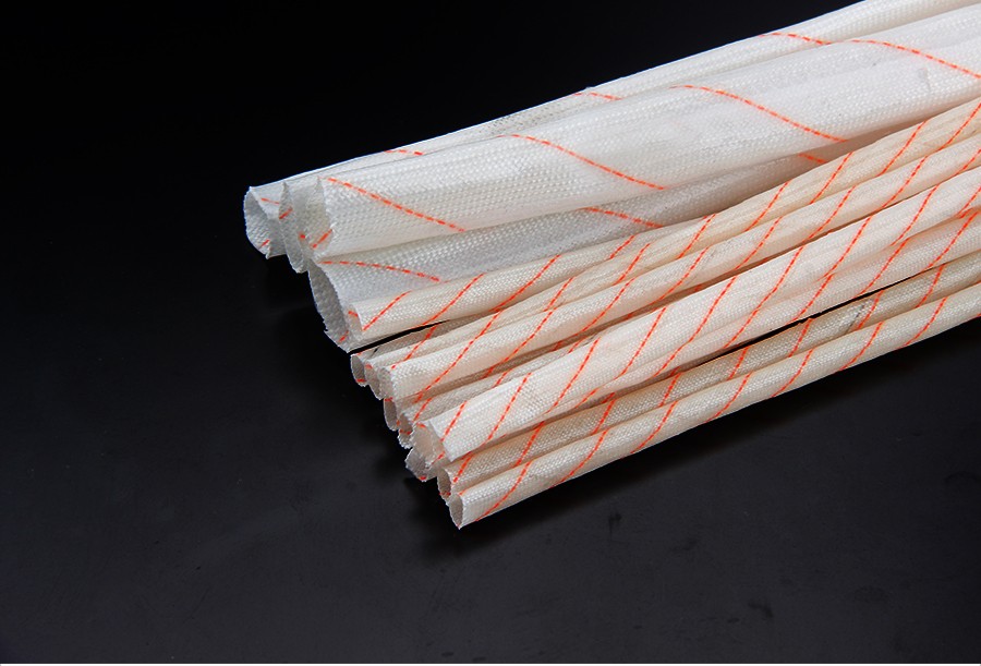 万特弗黄腊管绝缘套管穿线软管电机套管黄蜡管玻璃纤维管玻纤管高温