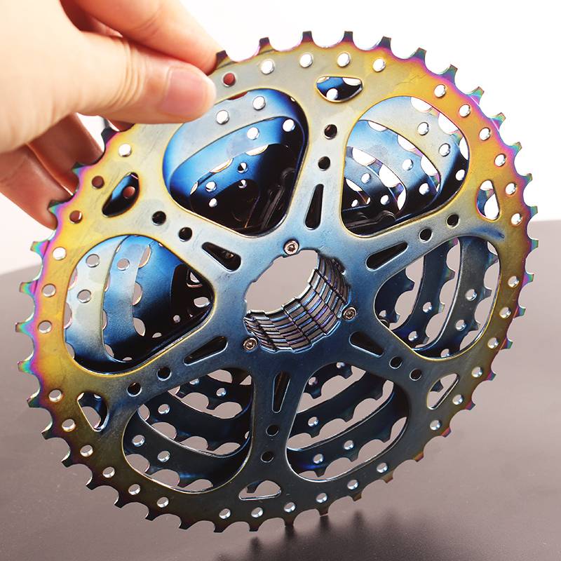 山地车牙盘飞轮 smllow 89/10/11速飞轮 炫彩卡式飞轮 山地自行车彩色