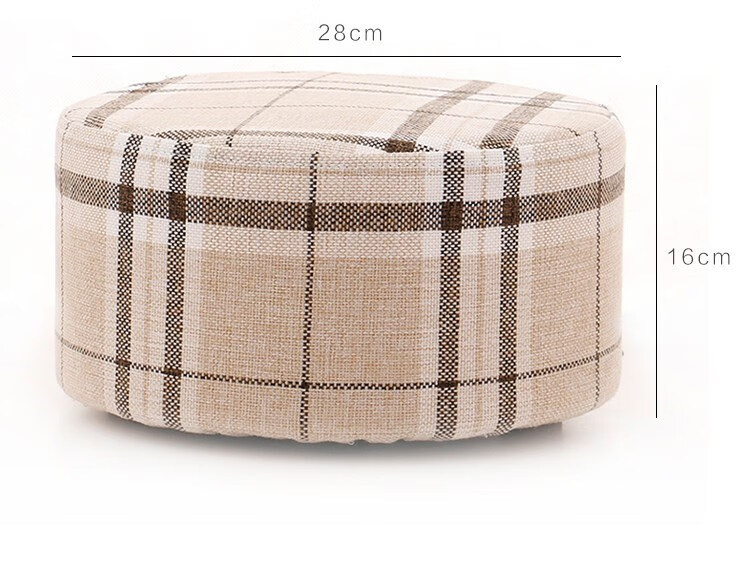 电梯 地毯床上凳子 小布凳家用布艺小凳子矮凳15厘米20地板家用坐墩