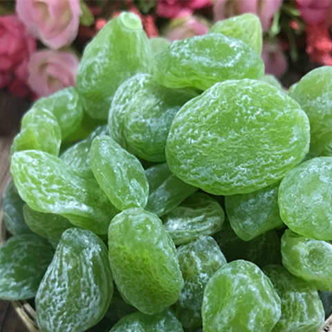 绿瓜子梅 翡翠梅 酸甜无核桃肉 桃肉粒 贵妃梅蜜饯果脯果干 1斤 500g