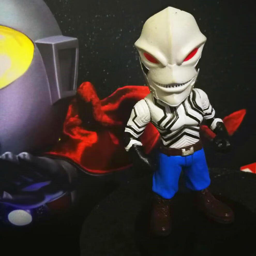 钢铁赛文 盖亚 阿古茹 哉阿斯 可动人偶摆件 全套6款q版机动奥特曼