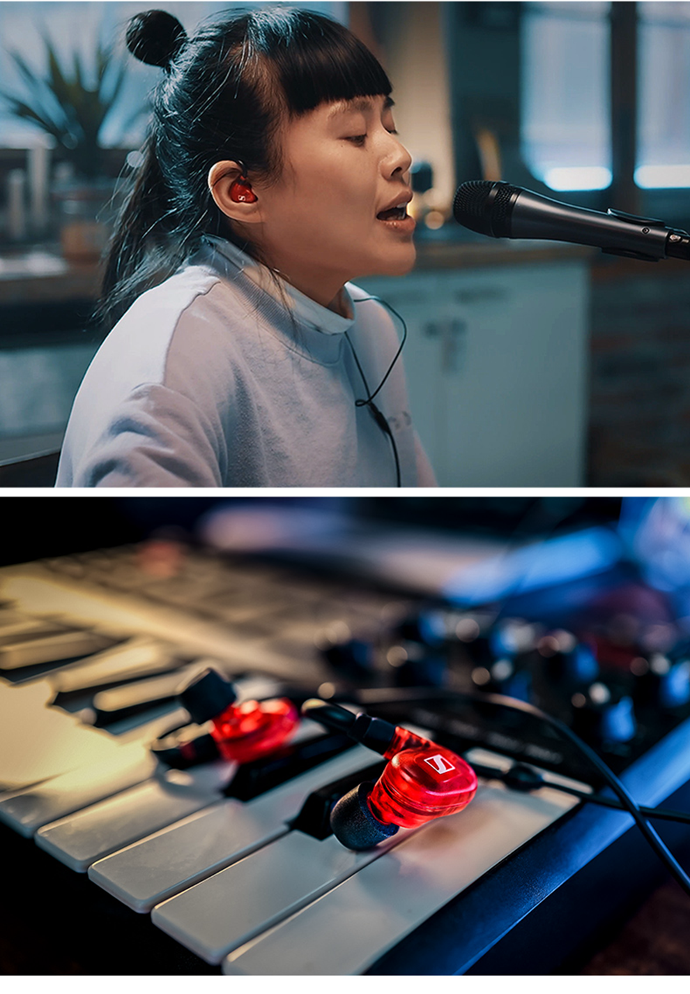 森海塞尔(sennheiser) ie100pro 入耳式有线监听耳机舞台发烧级hifi