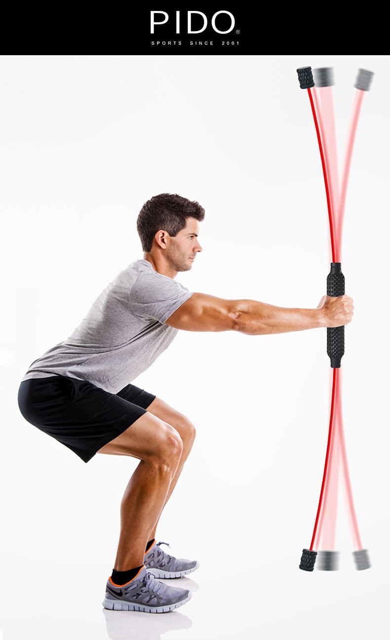 多功能训练棒飞力仕棒健身运动弹力震颤棒抖动飞力士杆振颤菲利斯棒