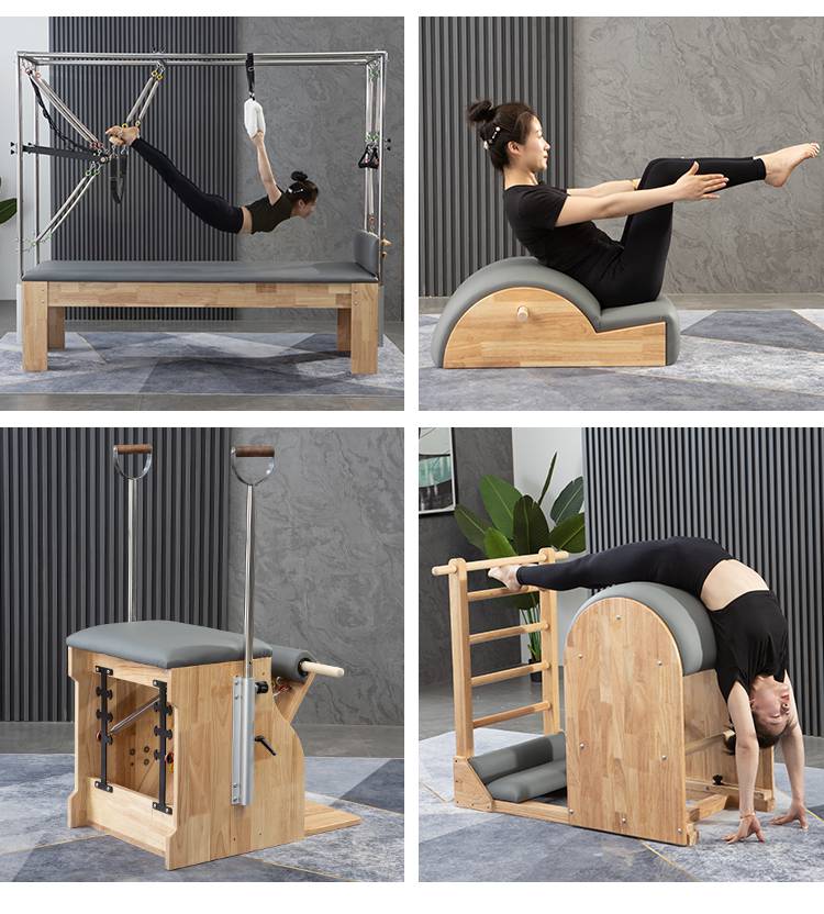 普拉提器械五件套 普拉提大器械核心床私教梯桶稳踏瑜伽训练器材