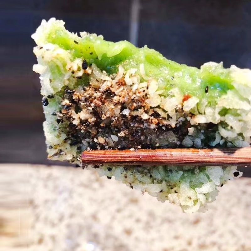 峰仔艾草劲糕20个早餐冷冻油炸小吃速冻糯米糍粑店半成品传统糯米糕