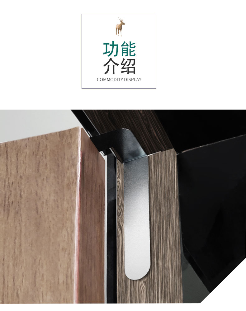 隐形门合页天地轴铰链上下转轴暗藏柜子木门平开门三维可调节重型银色