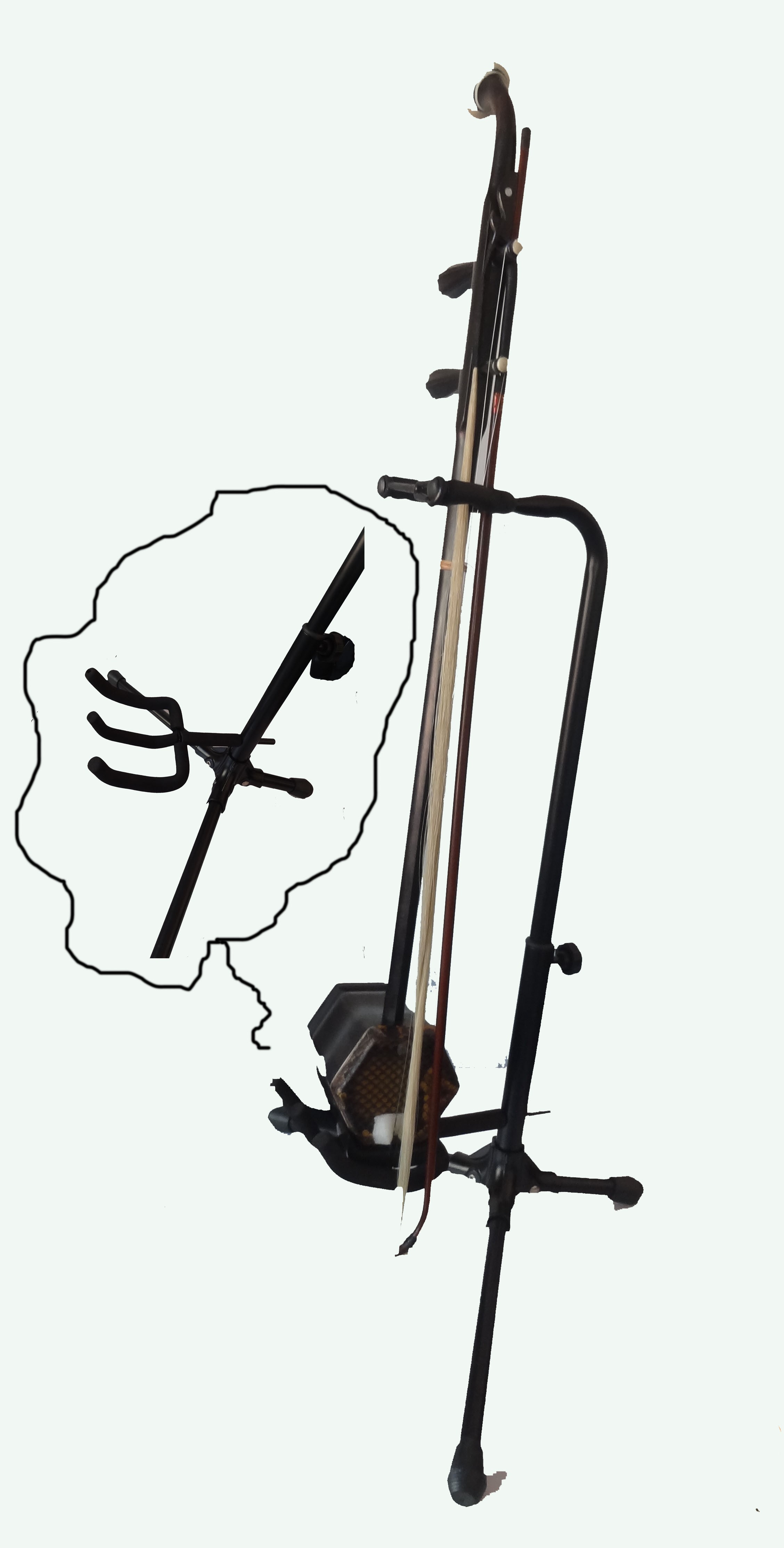 二胡架子 二胡地架 二胡展示架 京胡架,京二胡架板胡架 图片色【图片