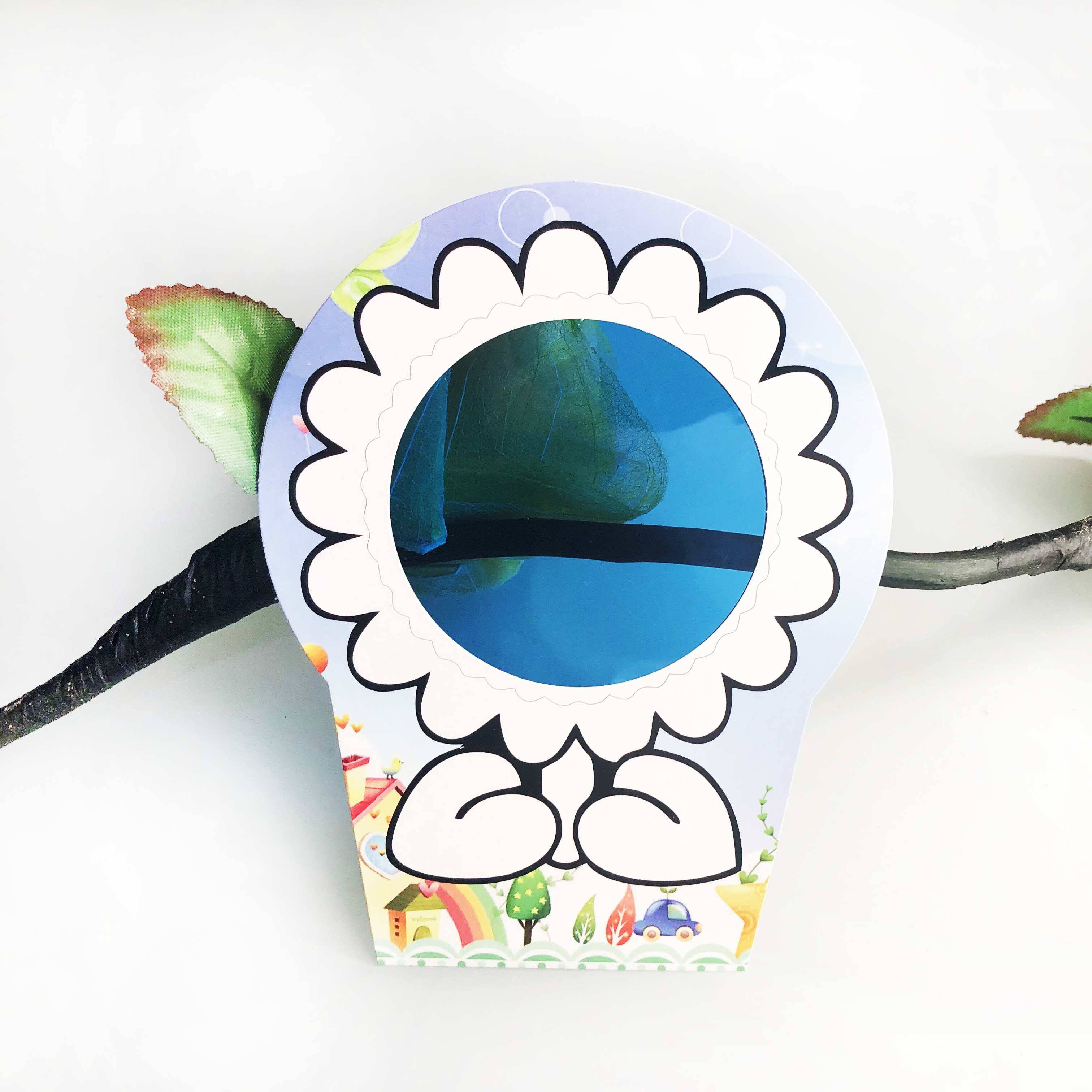 【定制】彩色玻璃纸幼儿园手工教具儿童识色透明灯膜美术纸光影绘画