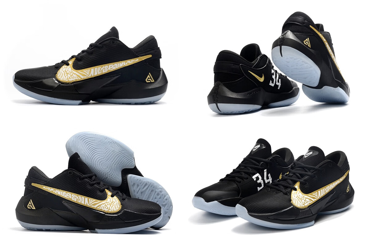 官方舰店新款 字母哥2代篮球鞋 学生实战耐磨气垫男子战靴防滑休闲