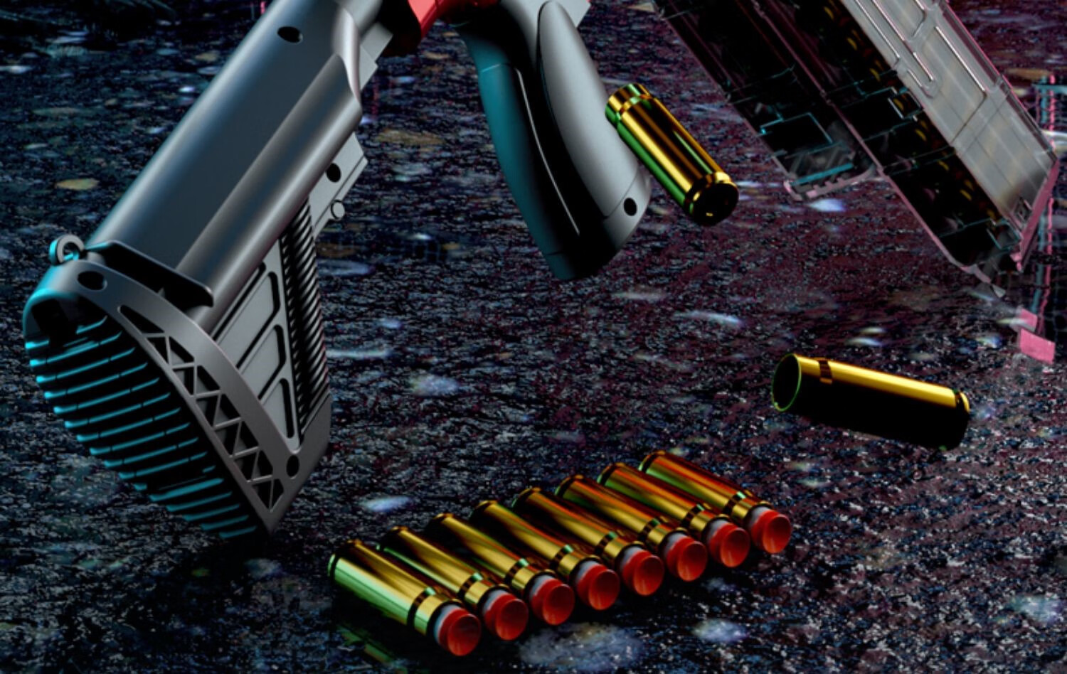 m16突击步抢 玩具手自一体模型成人m416电动连发抛壳软弹枪儿童玩具枪