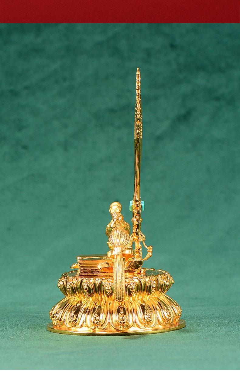 艺巅吉彩 99银三大菩萨文殊剑 佛具用品 长约15cm