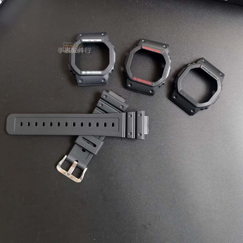 卡西欧冰韧表带适用卡西欧手表带gshock冰韧小方块dw5600/5610透明