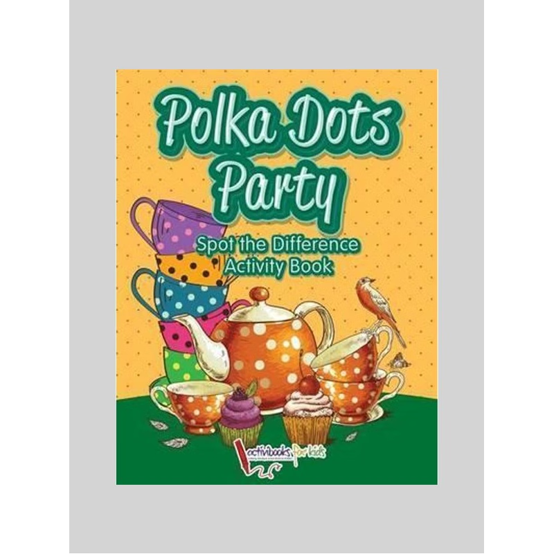 按需印刷Polka Dots Party Spot the Difference Activity Book[9781683213956]