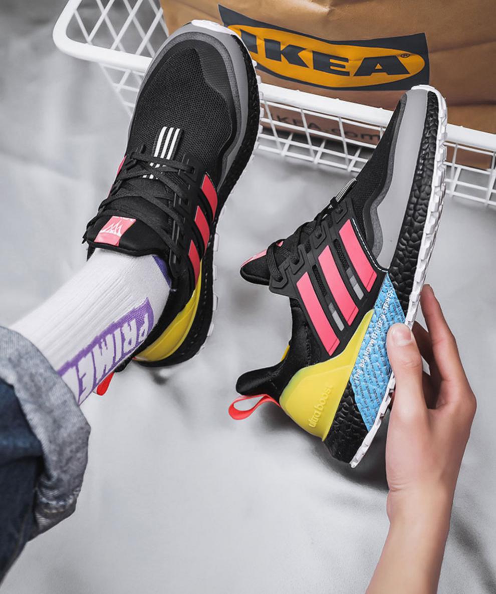 尘贺莆田男鞋夏款透气爆米花体育生跑鞋ub21超轻减震运动跑步鞋