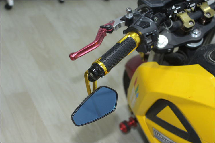 小米生态同款摩托车改装车把反光镜手把街车跑车手把复古后视镜22mm