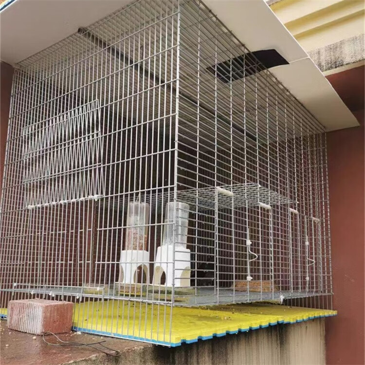 镀锌鸟笼鸽笼网格长孔网片防护网狗笼地网养殖网加粗加密焊接网片 1.