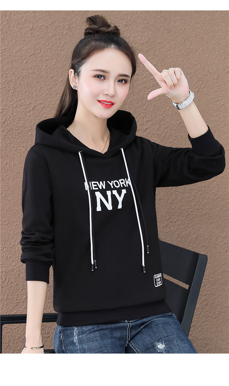 超火ins连帽卫衣女装新款春秋薄款宽松上衣2021春装带帽外套粉紫色2xl