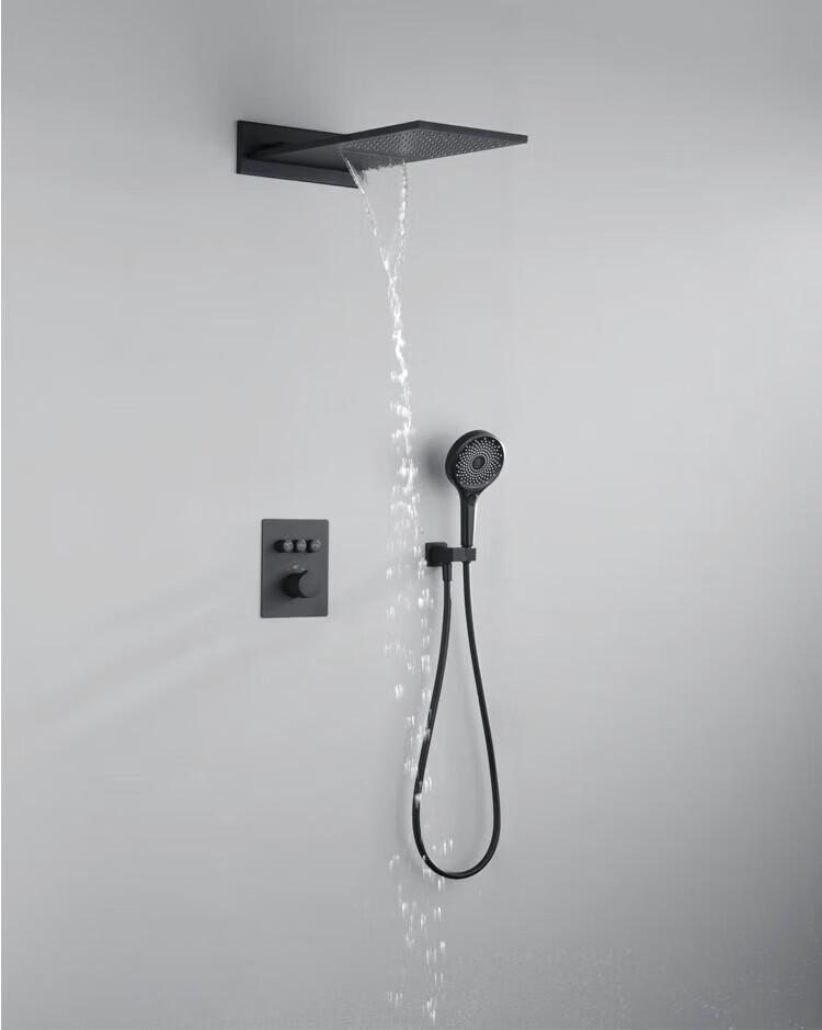 科勒(kohler) 定制科勒(kohler) 美国高端全铜飞雨暗装恒温淋浴花洒