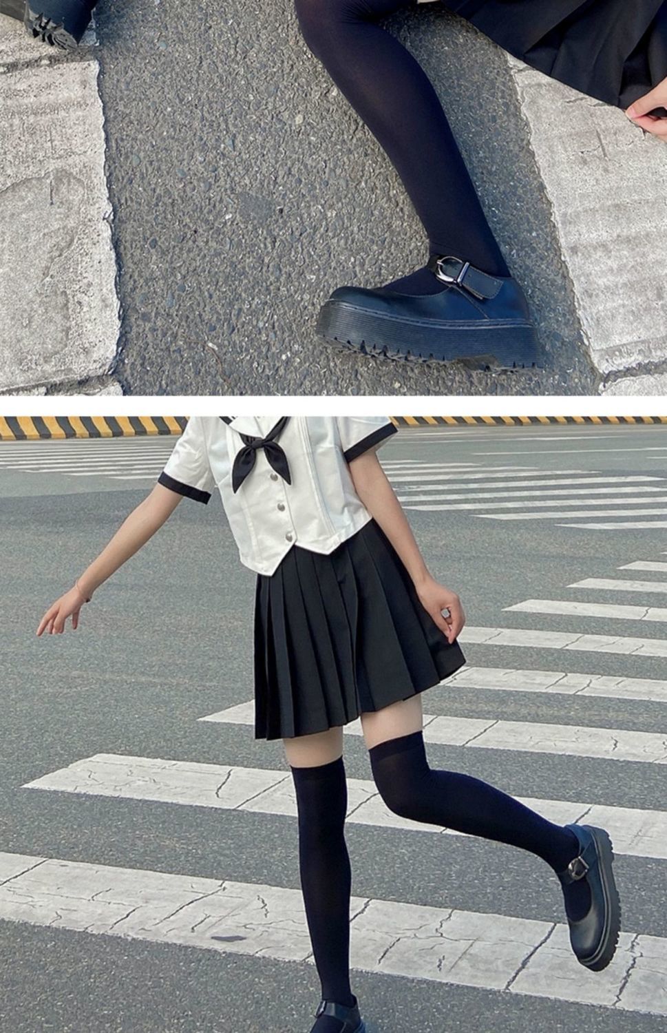 白色天鹅绒小腿袜春秋丝袜中筒袜子女黑色长筒jk制服半筒日系白色一双