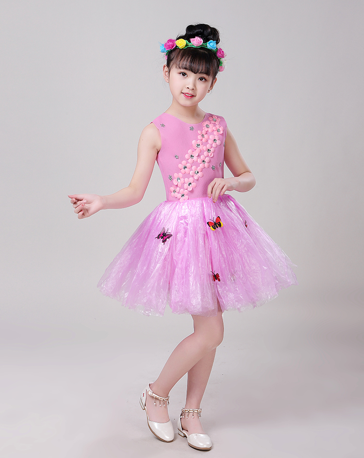 儿童环保服时装秀衣服演出服diy材料手工自制亲子走秀拖尾公主裙 白色