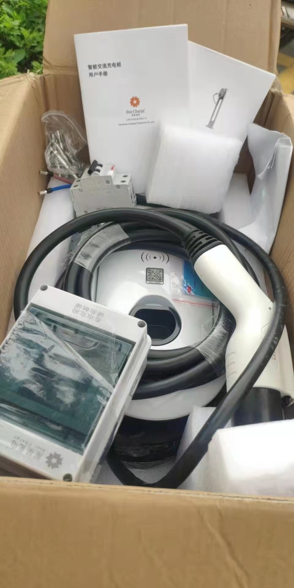 欧拉黑猫好猫新能源汽车交流充电枪桩器电动32a7kwe100众泰e200云