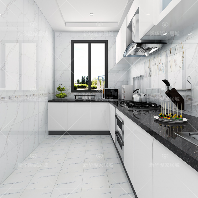 厨房卫生间瓷砖300x600现代厨卫墙面砖浴室镜面亮光瓷片釉面砖配套