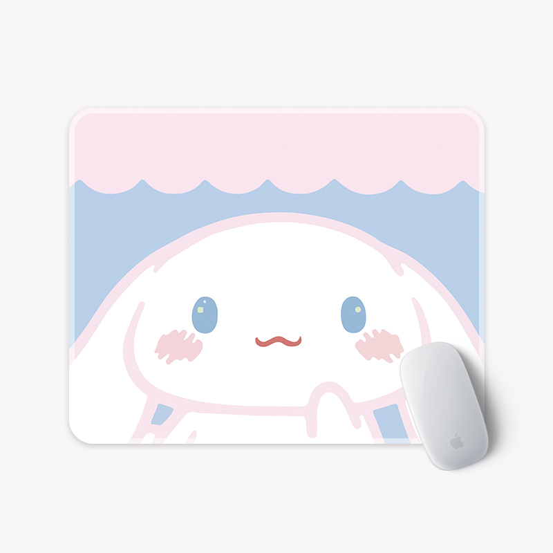 邦兴晖 小号玉桂狗可爱卡通鼠标垫女生办公便携桌垫方形可定制图案