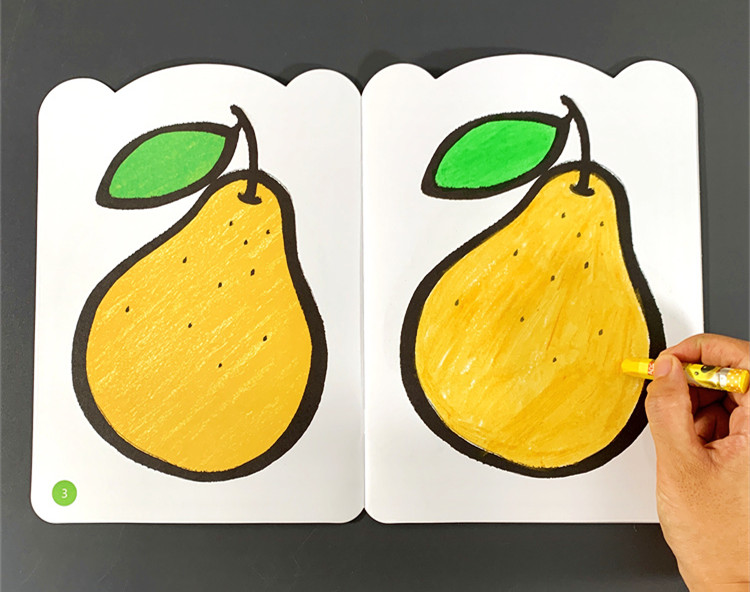 0-23岁宝宝涂色书幼儿童学画画本幼儿园填色绘画本册涂鸦益智玩具 0-3