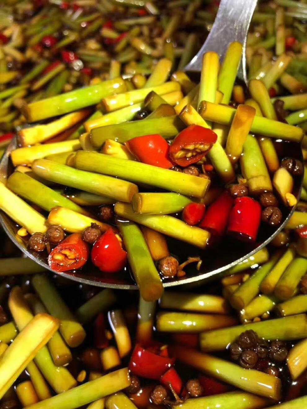 fgacct小菜酱汁泡蒜苔新鲜蒜苔特产下饭菜酱菜咸菜酸甜泡菜纯手工 250