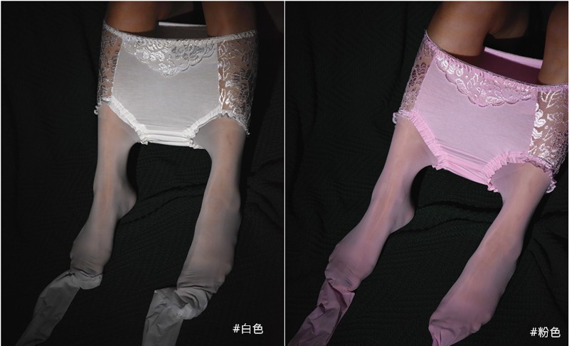 长夜漫漫大码床上油光丝袜内衣一体连裤袜男性感薄情趣套伪娘飞机袜