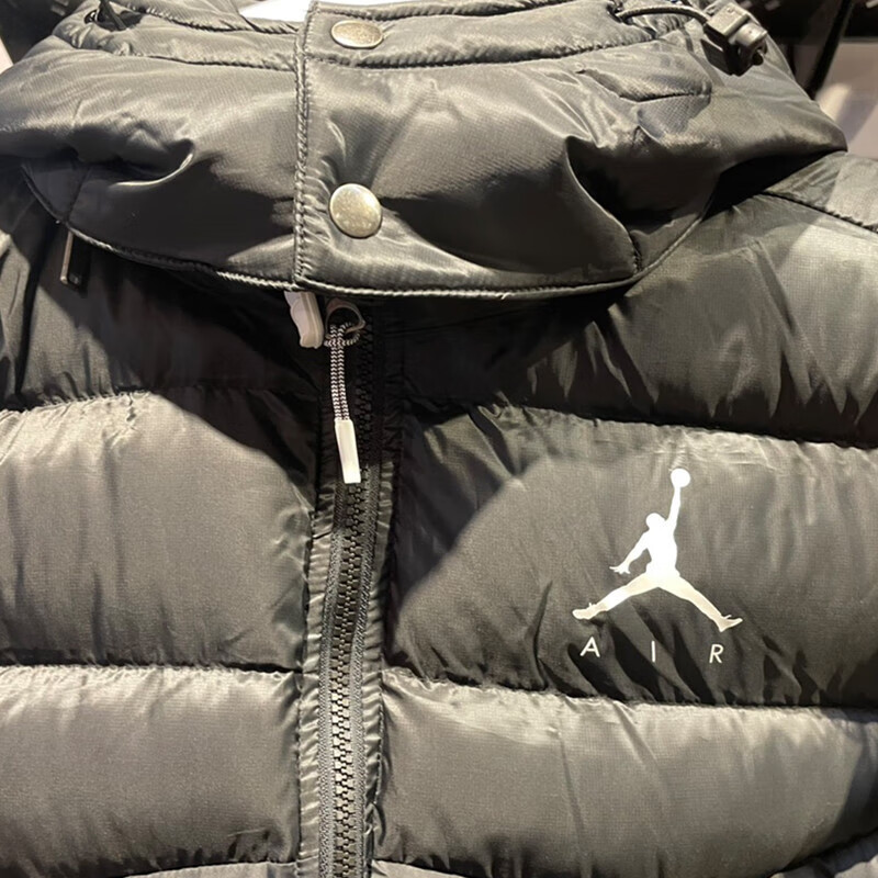 耐克(nike) 男子jordan aj飞人棉衣宽松保暖防风休闲连帽夹克棉服外套