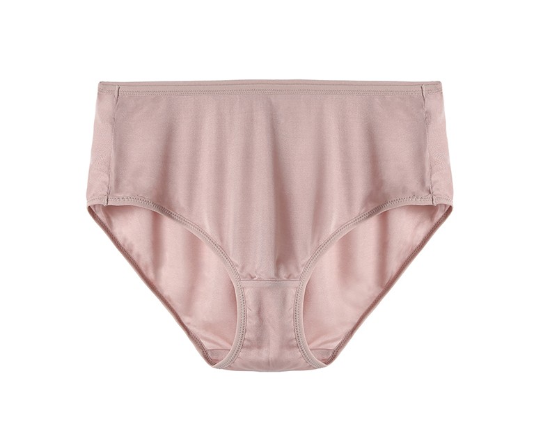 狄兰丝真丝内裤女士无痕舒适透气三角内裤100桑蚕丝裤头低腰性感纯色