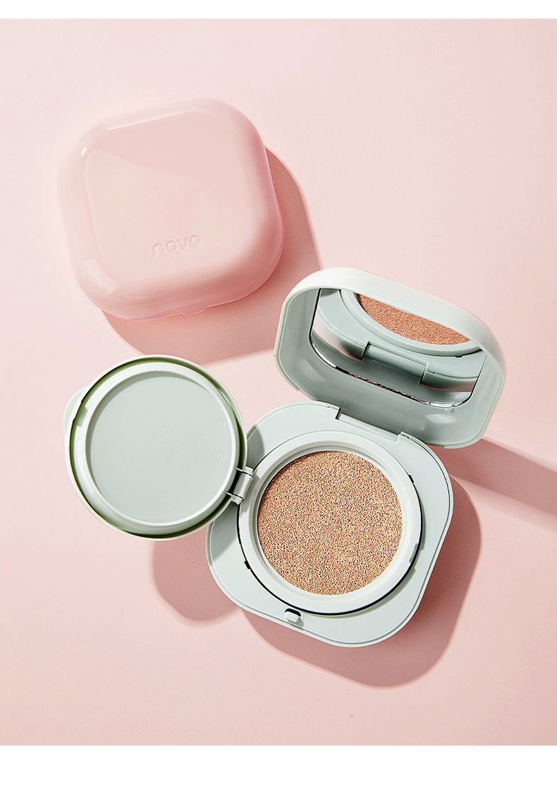 novo气垫bb霜防水防汗控油遮保湿瑕持久02柔雾自然亮肤关注