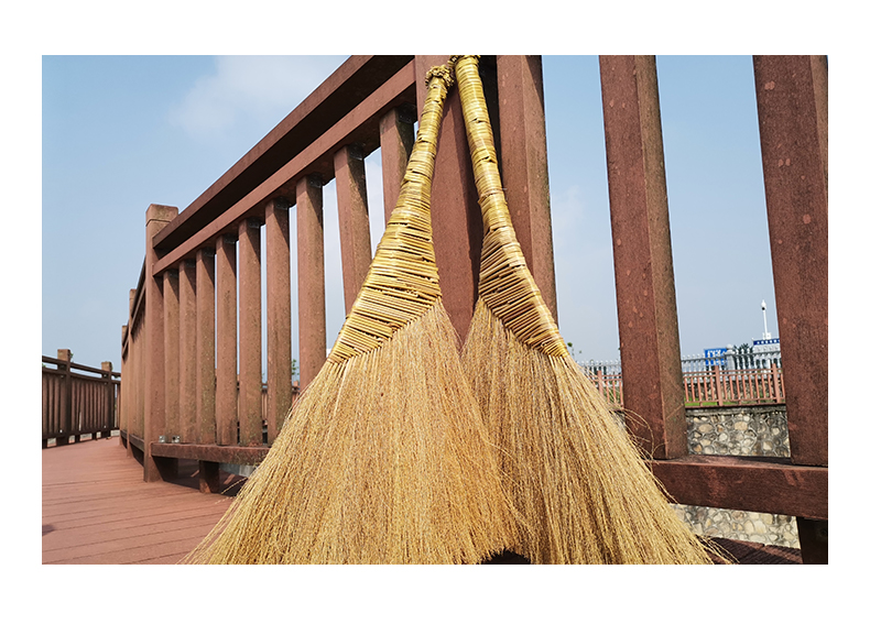芦苇扫帚 江西农家编织芦苇笤帚扫帚环卫工具家用扫把厨房除尘清扫
