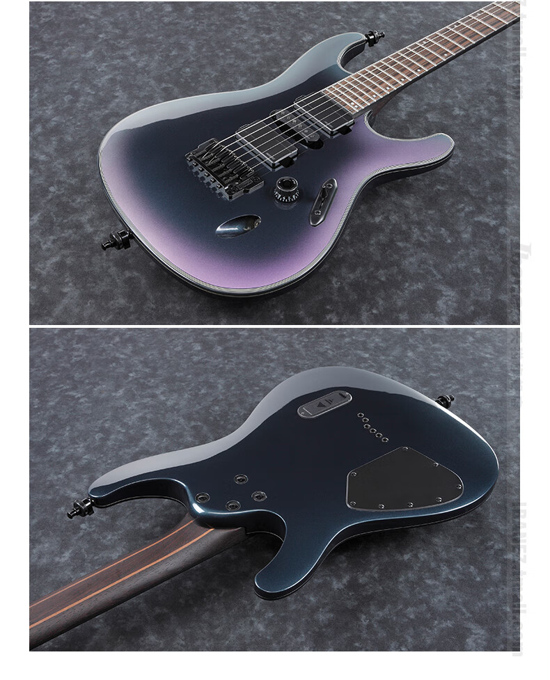 ibanez依班娜s671alb银标s系列进阶电吉他带夜光 s671alb-bab光泽黑色