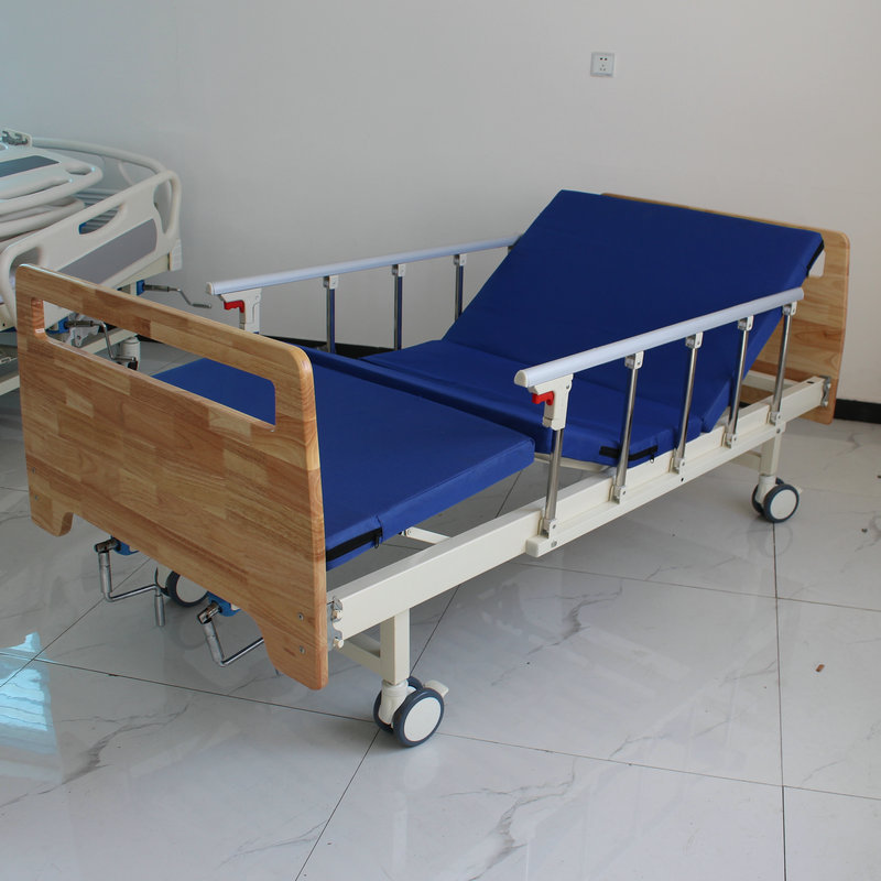 乐麦迪养老老人院瘫痪病人护理床多功能病床手摇式双摇床床垫护栏摇把