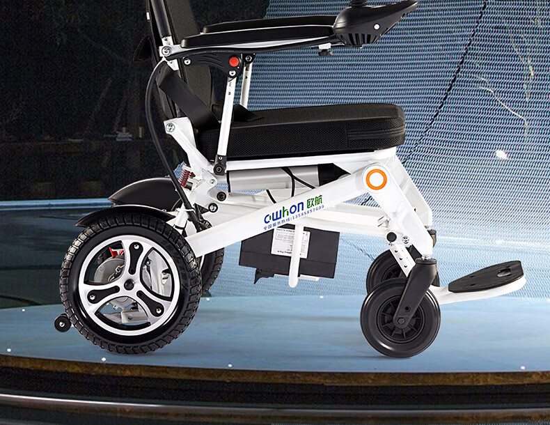 owhon 电动轮椅车老年人可折叠可上飞机轻便锂电池智能全自动残疾人