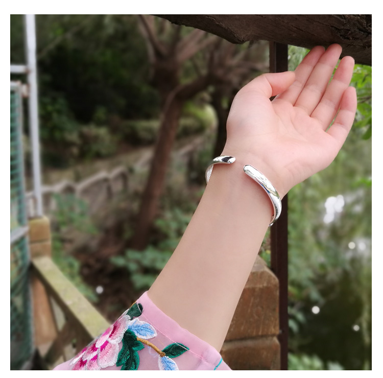 手镯送给妈妈婆婆长辈高档端午节礼物送老婆女友生日礼物 磨砂贵妃