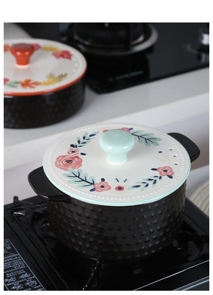 特百惠(tupperware) 华孚四季系列炖汤砂锅 燃气汤锅家用陶瓷熬粥煲汤