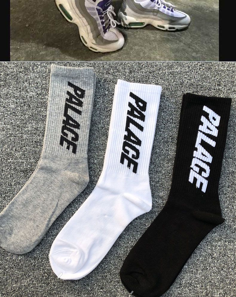 袜子男长筒新品潮流袜子男长袜潮春夏袜潮牌街头嘻哈高帮长筒袜运动